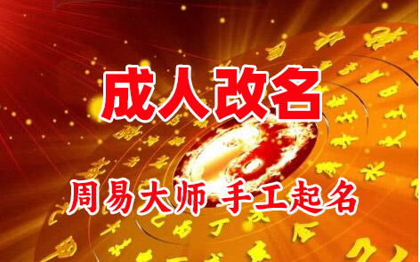 卫滨成人改名-找大师一对一改名先分析后改名